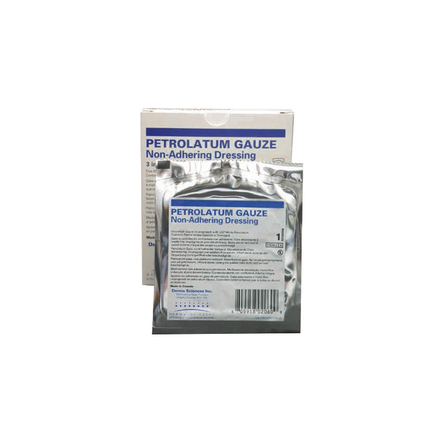 DKC20056 Petrolatum Impregnated Gauze Dressing, 3" x 9" 12EA/BX