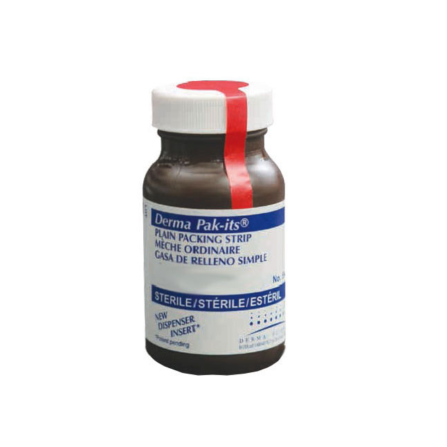DUP59320 Pak-Its Gauze Packing Strip, Plain with Strip Delivery System, 1", 12EA/BX