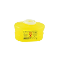 BD300466 Sharps Collector, One-Piece, Yellow, 3.1L, 24EA/CA