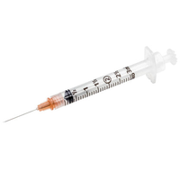 BD305273 Integra Syringe with Detachable Needle, 3mL, 21GA x 1" 100EA/PK [DISCONTINUED]