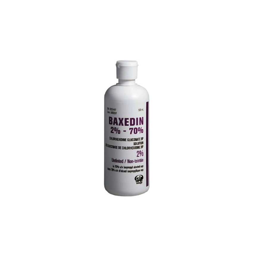 OMEL0000017 Baxedin Antiseptic Solution, 2%w/v Chlorhexidine Gluconate, 70% v/v Isopropyl Alcohol, 20EA/CA