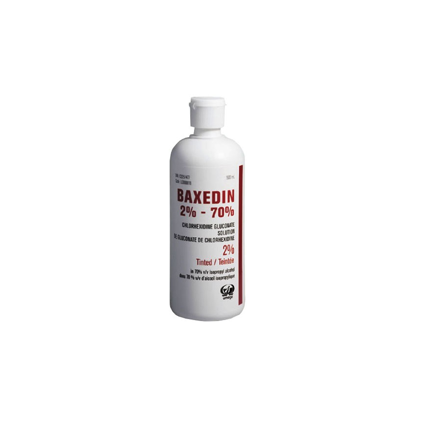 OMEL0000018 Baxedin Antiseptic Solution, 2%w/v Chlorhexidine Gluconate, 70% v/v Isopropyl Alcohol, 1/EA