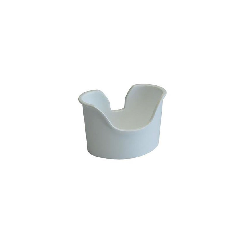 GF1280 Goldnamer Ear Basin, One Piece, Seamless, White, 1/EA