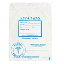 SDC-RESPBG Respiratory Set-Up Bag, Small, Drawcord, 12" x 16", Clear, 500EA/CA