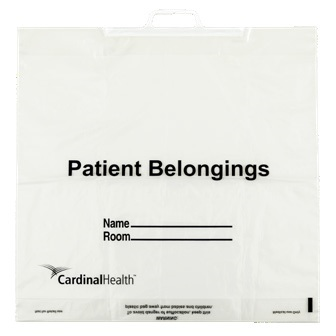 Personal Belonging Bag, Medium, Snap Handle 100EA/CA