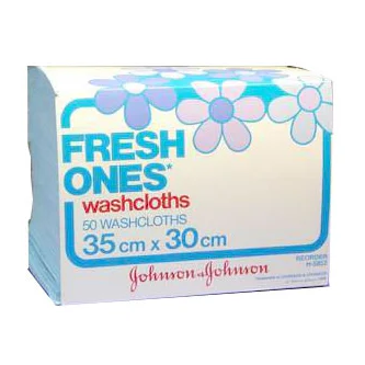 H5852 Washcloth, Fresh Ones, 35cm x 30cm, 2000EA/CA [DISCONTINUED]