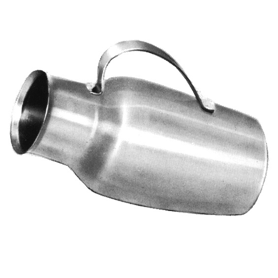 ALM90-1500 Male Urinal, Horizontal type, 1.5L, OD 4-1/2" L9-3/4" 1/EA