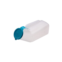 PWPS-190 Patient Urinal, Male, Polypropylene, 1qt, Translucent 50EA/CA