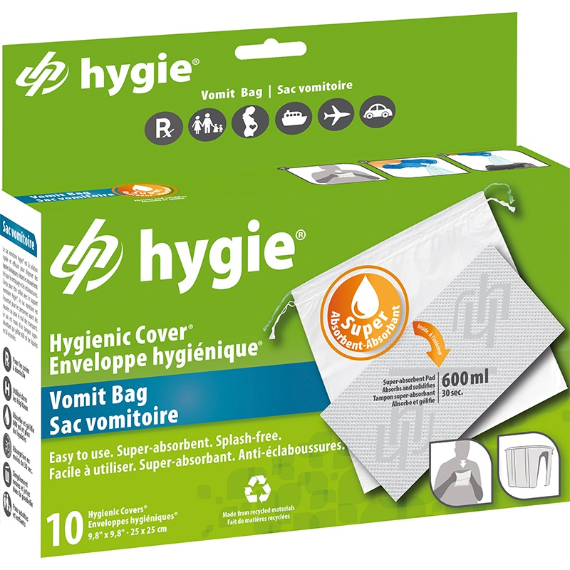 HREVM12 Hygienic Covers for Hy21 Vomit Support 120EA/CA