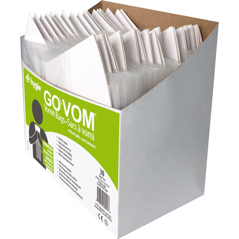 SAHYGIVOST000 GO VOM Vomit Bag Without Absorbent Pad 30EA/BX