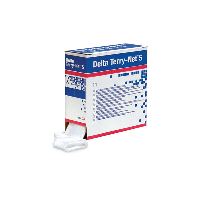 BSN7230602 Delta Terry-Net S Stockinette, Synthetic, Roll, W10cm x L13.5m 2RL/BX