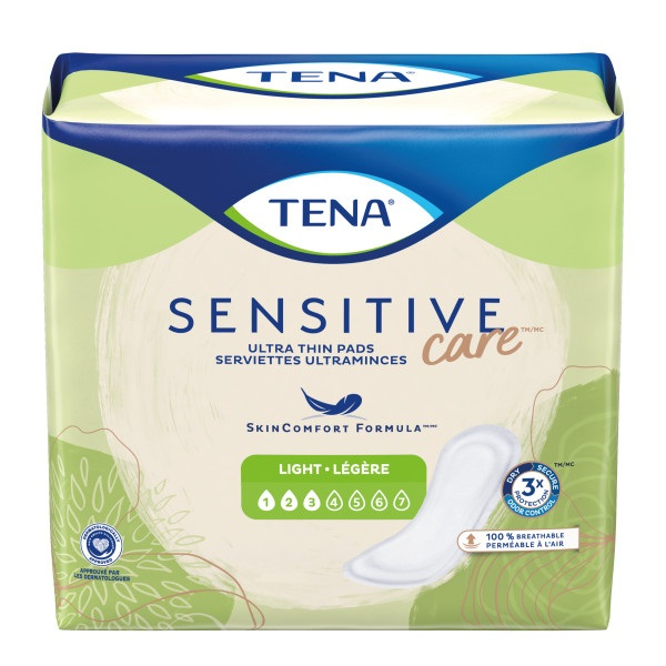 54344 TENA Intimates Ultra Thin Light Pads Long 144EA/CA