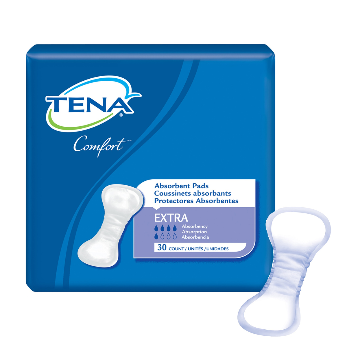 62321 TENA Comfort Pad, Extra Protection 90EA/CA