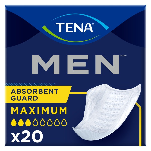 50600-MEN TENA Men Incontinence Pad 120EA/CA