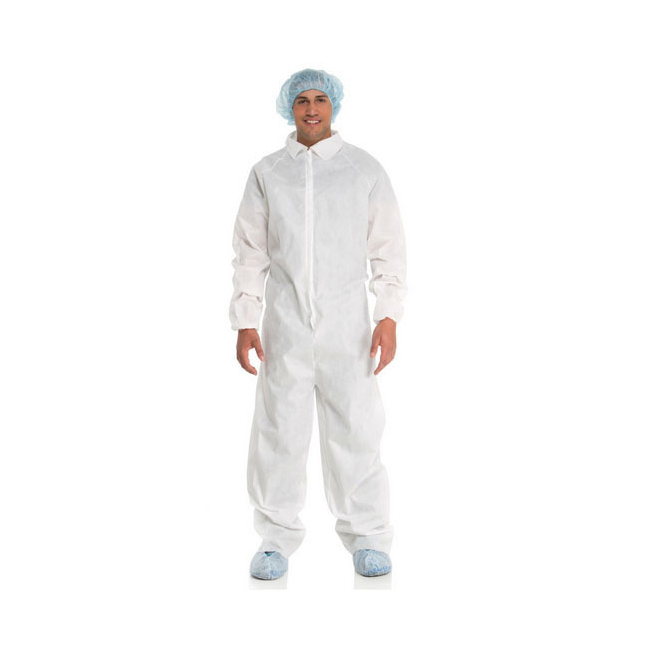 KC10095 Extra Protection Coverall, with Elastic Cuff, White, XXL, 24EA/CA