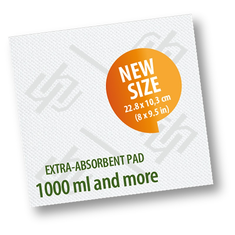 SAPADS8X95000 Hygie Extra-Absorbent Pad 400EA/CA