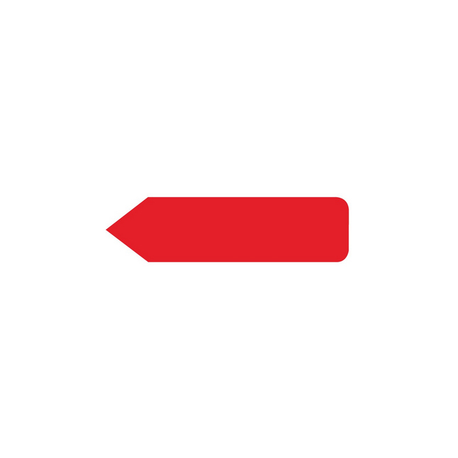 UniArrow Jr. Spacesaver Label Flag 300EA/PK