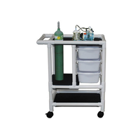 1010-3TWN Emergency Crash Cart, 3 Pull Out Tub 1/EA