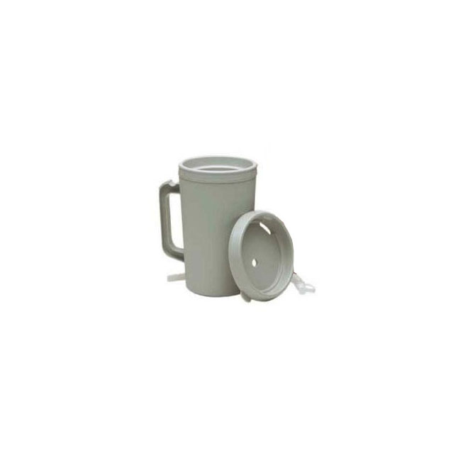 H208-11 Pitcher Insulated, with Straw Gray, 34oz, 24EA/CA
