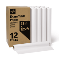 018-210 MedPro Exam Table Paper, Crepe, Roll, 125' 12RL/CA [DISCONTINUED]