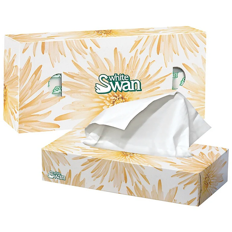 KRG08301 White Swan 2-Ply Facial Tissue 3000EA/CA