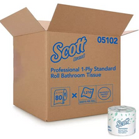KC05102 Scott Toilet Paper, 1-Ply 80RL/CA
