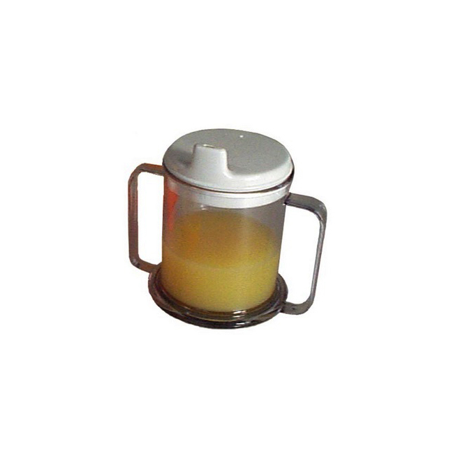16T123 Mug, with Lid, 10 oz, Clear 1/EA