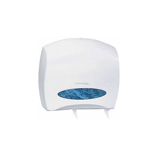 KC09508 WINDOWS JRT Jr. ESCORT Jumbo Roll Bathroom Tissue Dispenser, with Stub Roll, W14" x L16" x H5.8" White 1/EA