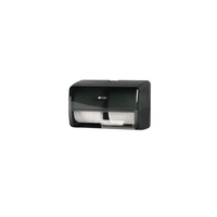 KRG09652 NOIR Tissue Dispenser, Twin 1/EA