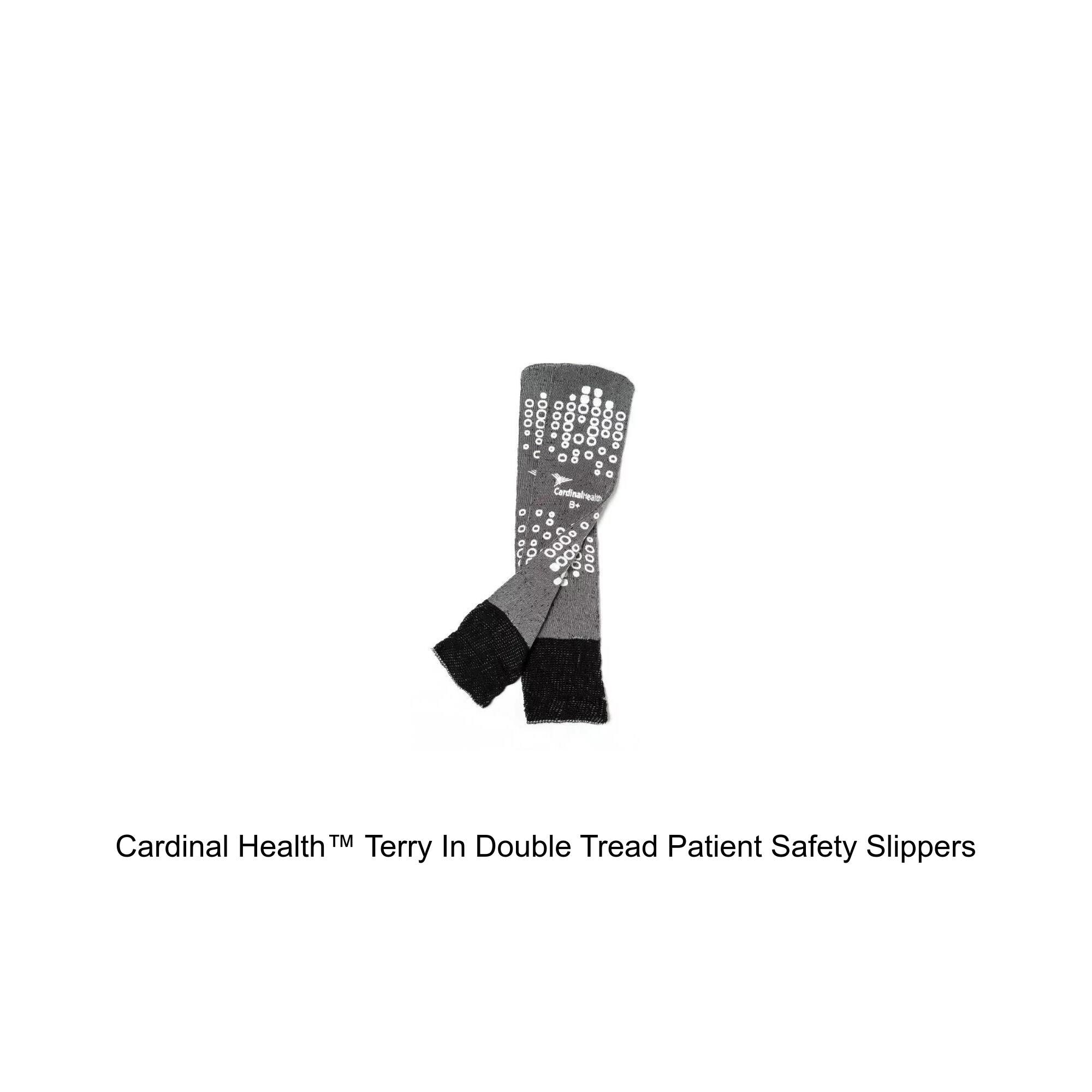 68125-BLK Patient Safety Slippers, Bariatric +/Cast Cover 1/PR