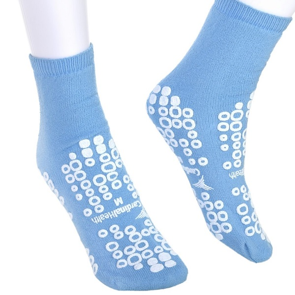 Patient Slipper, Double Tread, Terry In Adult 48PR/CA