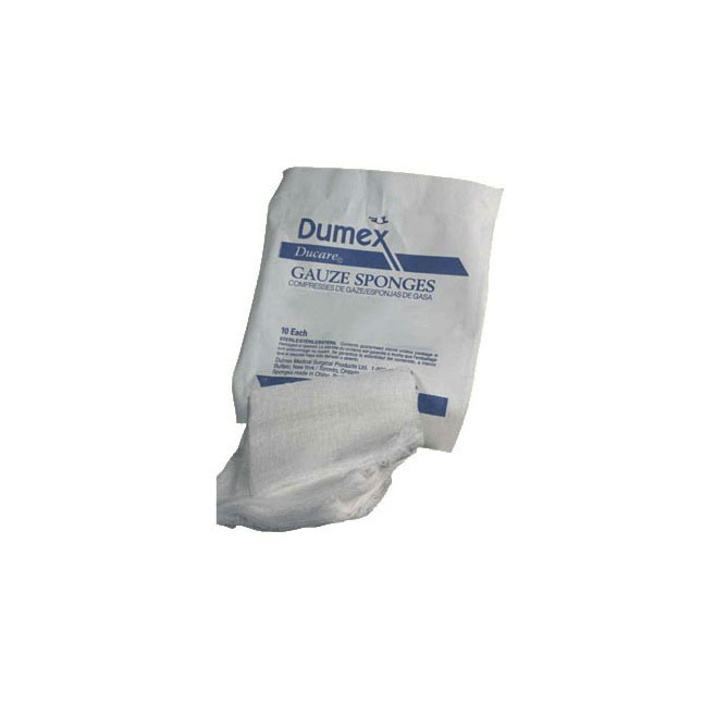 DUP90812 Ducare Gauze Sponge, Woven, 12-Ply, Non-Sterile, 8" x 4", 2000EA/CA