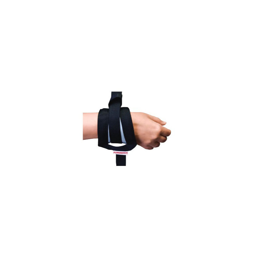 F7638 Wrist and Ankle Restraint, Locking Loop, Adult, L48" Black 1/PR