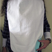 16T085 Clothing Protector, Terry Cloth with Vinyl Backing 1/EA