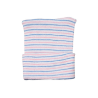 80004 Baby Boggans Baby Bonnet, Single Ply, 4" x 6" Pink/Blue/White 50EA/BX