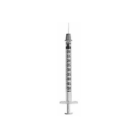 BD329461 Lo-Dose U-100 Insulin Syringe, with Micro-Fine Intravenous Needle, 28GA x 0.5", 100EA/BX