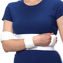 Arm and Shoulder Immobilizer, White 1/EA