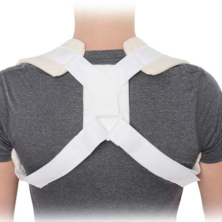 Clavicle Support, with Velcro Closure, White 1/EA [DISCONTINUED]