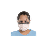 KC47147 SO SOFT FLUIDSHIELD Procedure Mask, Level 3, Fog-Free, Orange, W/Wraparound Visor, 25EA/BX
