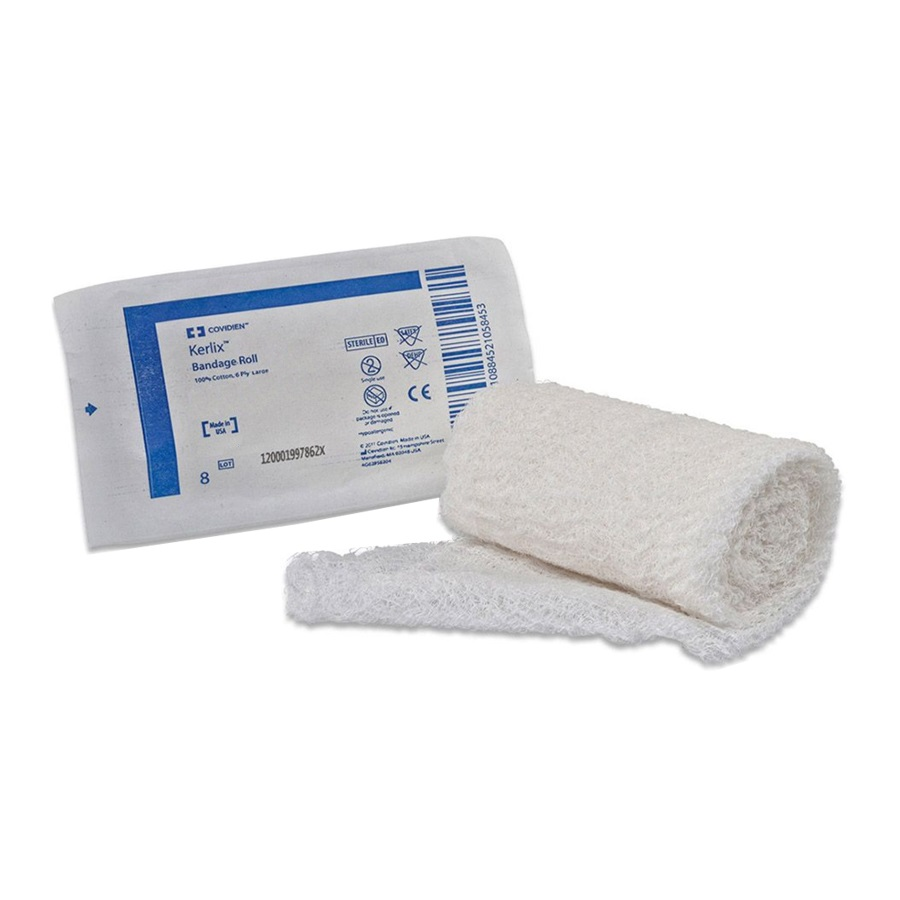 Z7882 Kerlix Cotton Gauze Bandage Roll, Non-Sterile, 4.1yd x 4.5", 100EA/BX