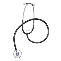 SES03ARD Stethoscope, Single-Head, Adult, Red, 22", 10EA/BX