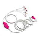 Z33135T Kendall DL Dual Connect Disposable Shielded ECG Cable and Leadwire System, 5 Lead, 50EA/CA
