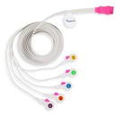 Z33111 Kendall DL Dual Connect Disposable Shielded V-Shaped Chest ECG Lead Wire, 10EA/BX