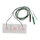 Z31424719 Kendall 1051NPSM Pre-wired Cloth Neonatal Electrode, 3EA/BX