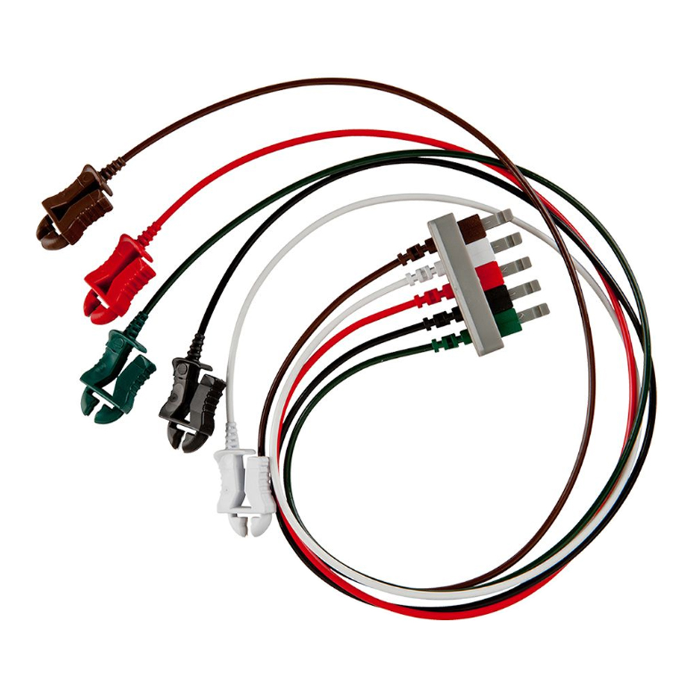 Z31248894A Snap Shielded Twin-Pin EKG Leadwire with Polyurethane Wire Coating, 24', 25EA/BX