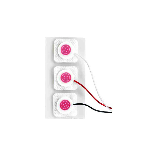 3M2282 Red Dot Neonatal Monitoring Electrode, Neonatal, 0.9" x 0.9", 100EA/BX