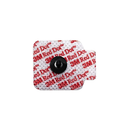 3M2660-3 Red Dot Repositionable Soft Cloth Monitoring Electrode, Adult and Pediatric, 1.56" x 1.25", 3EA/BX