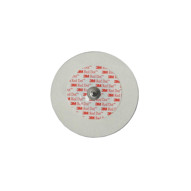 3M2248-50 Red Dot Micropore Paper Tape Monitoring Electrode, 50EA/BX