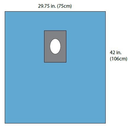 D2224 Special Procedure Drape, 20EA/BX