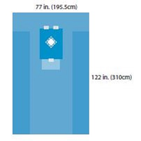 A29422 Cardinal Health Thyroid Drape, 10EA/BX